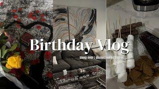 BIRTHDAY VLOG | Birthday sleepover, s’mores, photoshoot……