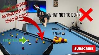 English 8Ball Guide on WHAT NOT to DO  on your First Shot  #8ballpool #billiards#fyp