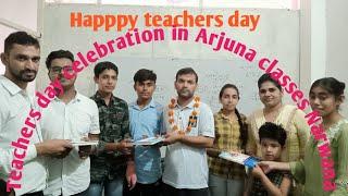 Teachers day celebration in Arjuna classes Narwana।Happy teacher's day to all।