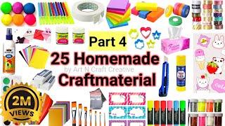 25 Home made craft materials items/How to make Craft Materials in home for School/25 Ghar pe Crafts