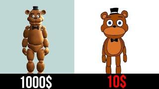 Is that Freddy fazbear.... | Animation for 1000$ VS 10$