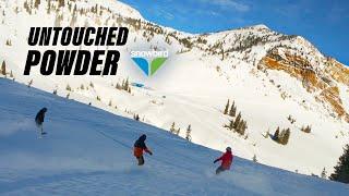 Powder PARTY SHRED with Snowboard Pro Camp - Where to score fresh at Snowbird