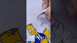 Drawing Bart Simpson DIFFERENT Jobs Part 27 #sketch #art