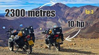 Crossing the Atlas Mountains of Morocco: 125cc Motorcycles from UK to South Africa