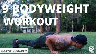 9 Bodyweight Workout (No Equipment) | MARCO ZHENG FITNESS