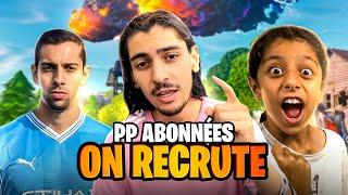 FORTNITE JE RECRUTE DES ABONNES POUR MA TEAM TEST PP JOUR2 !