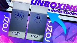 Motorola RAZR Plus 2024 & RAZR 2024 Unboxing & Initial Impresions (Moto RAZR 50 Ultra)