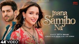 Jaana Samjho Na (LYRICS) Aditya Rikhari, Tulsi Kumar |Kartik Aaryan,Triptii Dimri| Bhool Bhulaiyaa 3