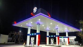 HPCL canopies made by Baba Enterprises #petrolpump #canopies #siteworks #construction #contractors