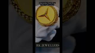 Mercedes gold ring || 22k || Rk Jewellers || #gold #explore #girizevermahal #reels#mercedes