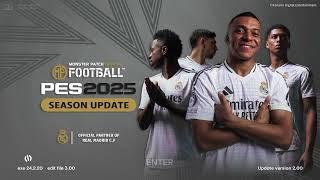 MENU GRAPHIC REAL MADRID 2025 | PES2021 | FOOTBALL LIFE 24-25 | PC & PS4