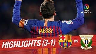 Highlights FC Barcelona vs CD Leganés (3-1)