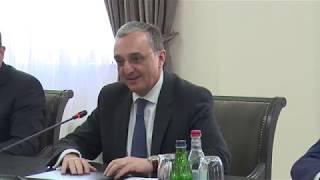 Հայաստանի ԱԳՆ ղեկավարն ընդունեց Եվրոպական խորհրդարանի պատվիրակությանը