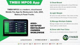 Free Restaurant Billing POS Application | TMBill Atlantic Mobile POS App