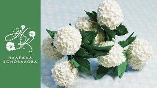 Цветы из фоамирана - Калина будьденеж из фоамирана - мастер класс