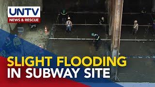 DOTR assures prompt construction timeline of Metro Manila Subway amid slight flooding in site