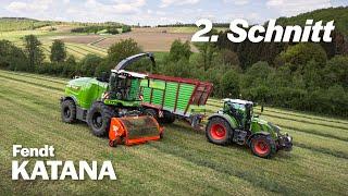 2. Schnitt 2024 | Fendt Katana, 942, 724 Vario, JD 6R | Agrarservice Freiburg Neuhaus