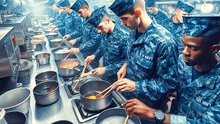 Life Inside US $4 Billion Nuclear Submarine. Inside Kitchen and Sleeping Rooms