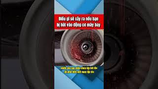 nguyenquocmanh| Điều gì sẽ xảy ra nếu bạn bị hút vào động cơ máy bay #shorts #fyp #xuhuong