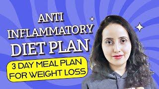 3-Day Anti-Inflammatory Diet Meal Plan | Vidya Balan Anti Inflammatory Diet