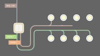 Способы подключения светильников в жилых зданиях