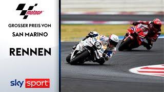 Regen bringt wildes Rennen durcheinander! | MotoGP Rennen - Highlights |  San Marino GP | MotoGP