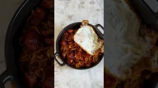 Soup’s out, sauce is in with this dry Jin Ramen hack  #food #cooking #jinramen #snacks #asmr
