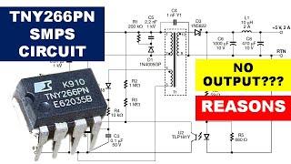 {577} TNY266PN SMPS Have No Output Voltage / Switch Mode Power Supply IC Not Switching, How to Fix