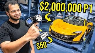 How To Start A Flooded $2,000,000 McLaren P1 For The Very First Time