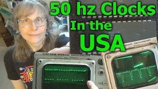 Making A 50hz Digital Clock Circuit Run In The USA