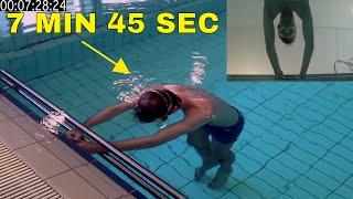 Holding my breath 7 min 49 sec - New personal record - Static Apnea