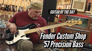 Fender Custom Shop 1957 Precision Bass Black | Guitar of the Day