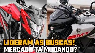 AS MAIS BUSCADAS   CB300F E MT03 EM DESTAQUE PARA 2025