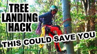 Paragliding tree landing rescue hack