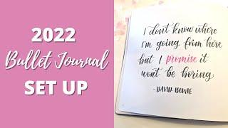 Plan With Me - 2022 Bullet Journal Setup