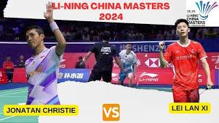 JONATAN CHRISTIE (INA) VS LEI LAN XI (CHN) | CHINA MASTERS 2024