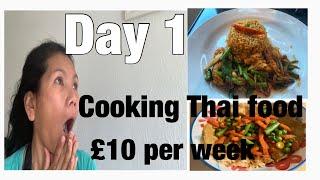 Living on £10 per week !!! By cooking Thai food  f