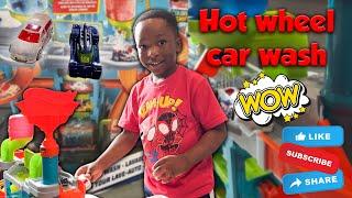 Hot wheel toy Playtime | Hot wheels Car wash with Ore Joy famm Kids