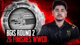 BGIS ROUND 2 - 26FINISHES WWCD | BGMI!