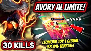 AVORY UNLEASHES HIS MAXIMUM POWER! LEOMORD TOP 1 GLOBAL 88.3% WINRATE! | MOBILE LEGENDS