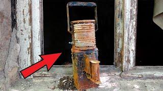 Forgotten Rusty Battery Lantern Restoration