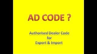 Bank AD Code for Export & Import | ExportWala | Ankit Sahu | Hindi |