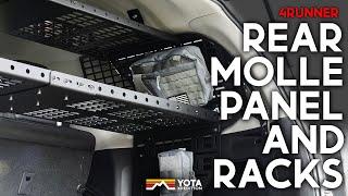 4Runner CaliRaised Rear Molle Panel And Rack Installation