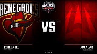 [RU] Renegades vs AVANGAR, Map 1: Mirage | New Champions Stage | StarLadder Major Berlin 2019