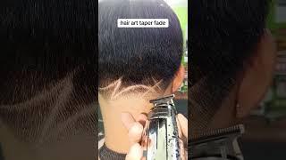 hair art low taper fade