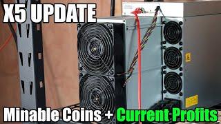 Antminer X5 UPDATE - NEW COIN ALERT!!