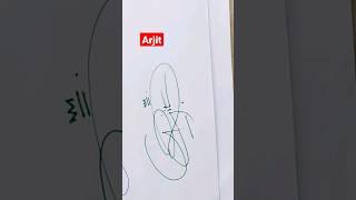 Arjit |#signature #calligraphy #shorts #viral #art #artist #trending #handwriting #viralvideo #pen