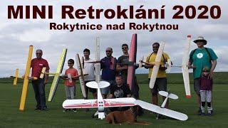 MINI Retroklani Rokytnice 2020, mini scale RC glider aerotows