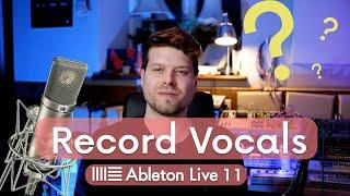 Can you Record Vocals In Ableton Live?