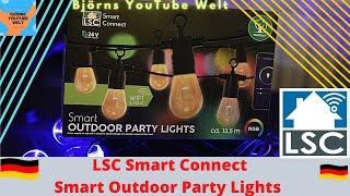 LSC Smart Connect Smart Outdoor Party Light Fillament RGB Lichterkette für Garten und Balkon Action